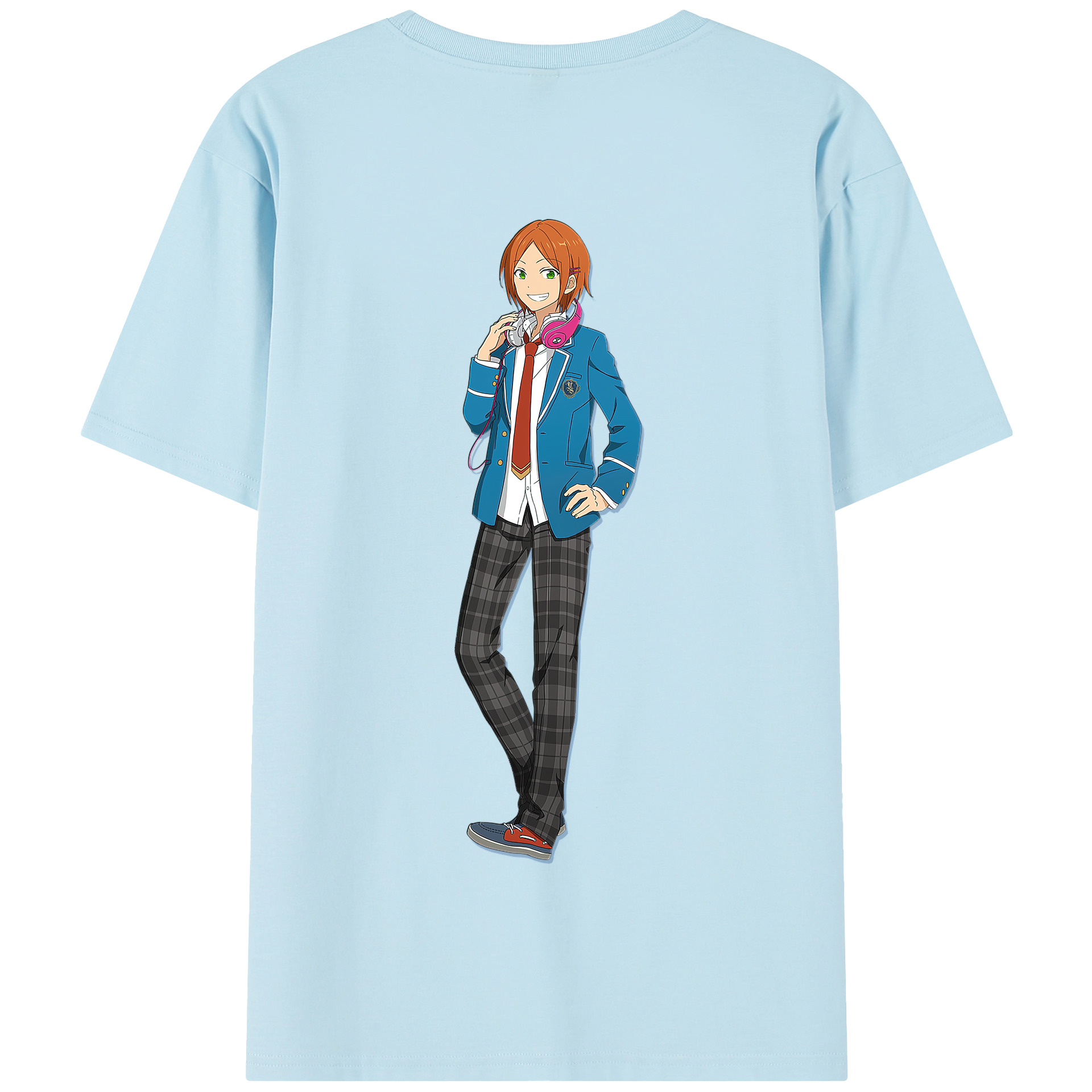 （画像用） あんさんぶるスターズ! Ensemble Stars 綿100％半袖Tシャツ（背面プリント）